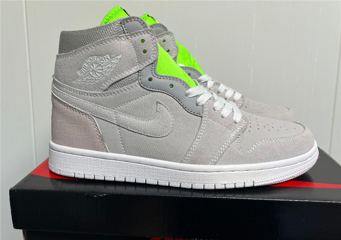 Women's Running Weapon Air Jordan 1 Grey Shoes 061 Women's Running Weapon Air Jordan 1 Grey Shoes 061